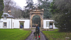 Entrance gates to Cullen House. Lodges by Robert Adams