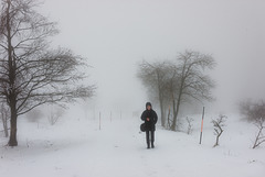 Wandern im Winternebel -  20150101