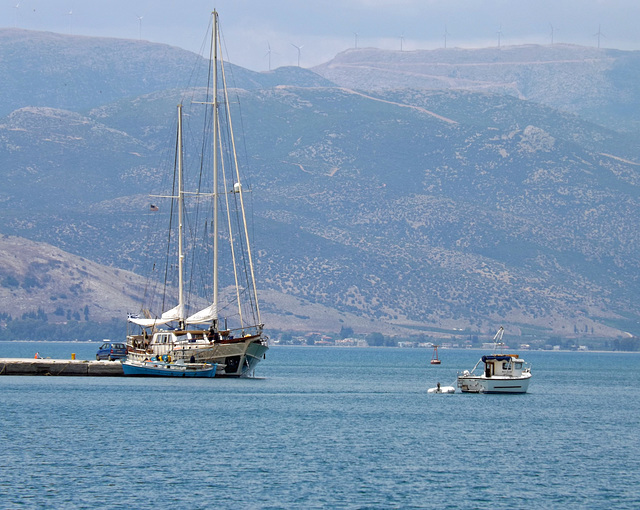 Boats from the Napflion Waterfront, June 2014
