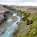 Iceland, Sigöldugljúfur Canyon Overview