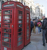 Phone booth and cool guy