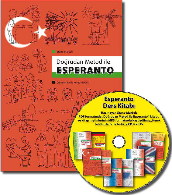Turka lernolibro de Esperanto + KD