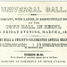 Universal Ball, Keene, New Hampshire, March 5, 1852