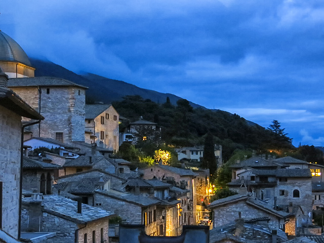Assisi at dusk