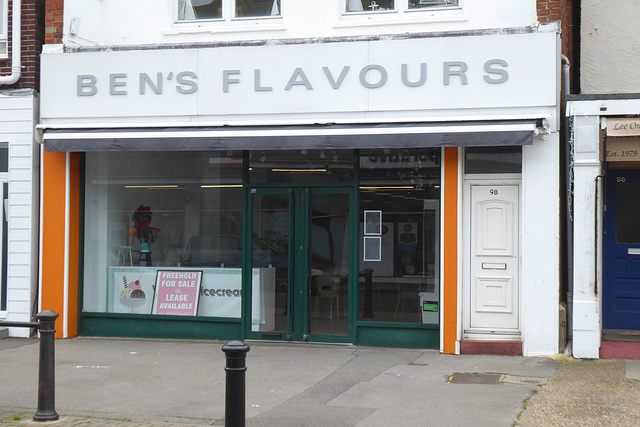 Ben's Flavours (closed), Lee on Solent - 1 January 2020
