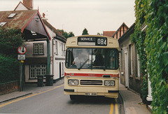Hedingham Omnibuses L88 (REV 188R) in Nayland – 2 Aug 1994 (233-24)