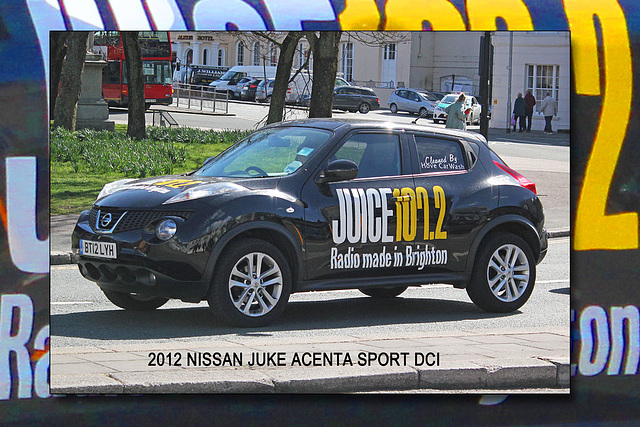Juice Radio Nissan Juke Acenta - Brighton - 31.3.2015