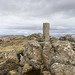 Dùn Caan summit Ordnance Survey column (1)