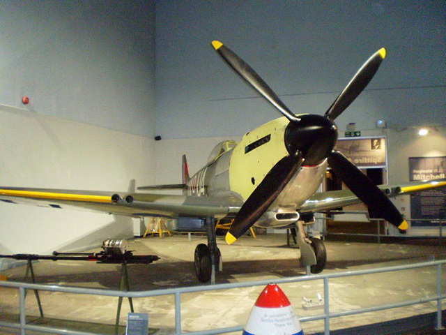 Spitfire airplane (World War II).