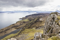 Dùn Caan summit - view over Hallaig