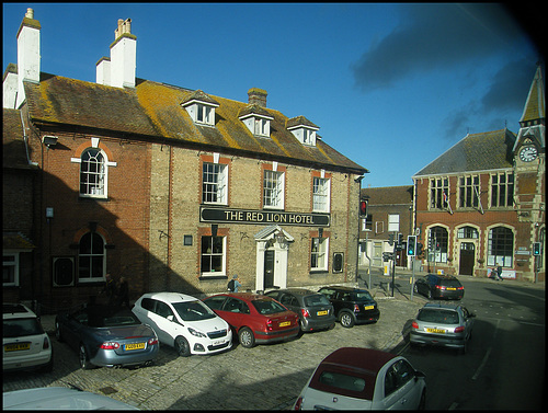 Red Lion and town hall