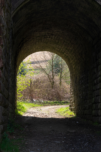 Deep Clough tunnel to North