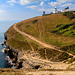 The Anvil Point Lighthouse and Cliffs at Durlston Country Park