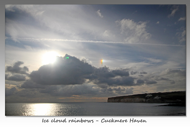 Ice cloud rainbows - Cuckmere Haven - 21.10.2016