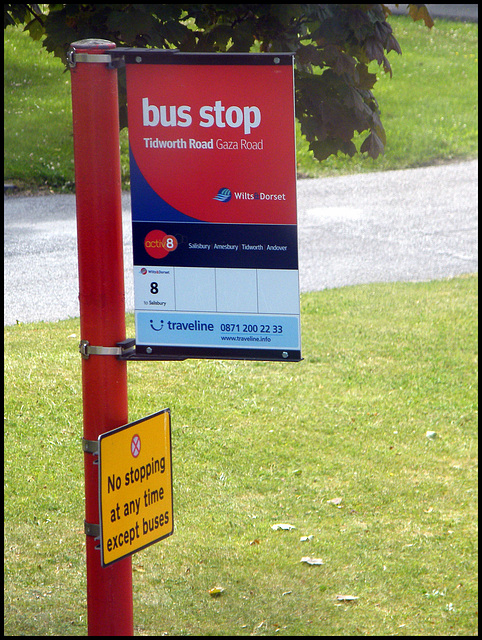 Bulford bus stop
