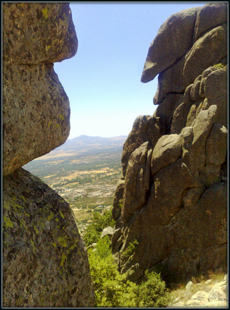 Typical granite forms in La Sierra de La Cabrera