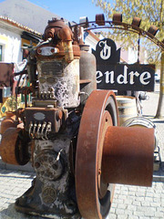 Old Belgian engine for water wheel.