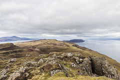 Dùn Caan summit view northwards