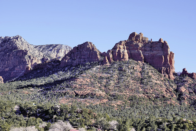 Red Rocks With a Dusting of Snow – Sedona, Arizona