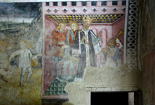 Piemonte Marmora Borgata San Sebastiano cappella affreschi