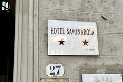 Florence 2023 – Hotel Savonarola