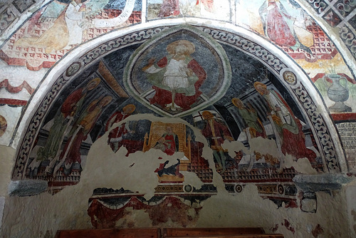 Piemonte Marmora Borgata San Sebastiano cappella affreschi