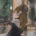 Detail of The Singer by Degas Metropolitan Museum of Art, December 2023