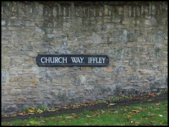Church Way sign