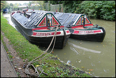 Brighton & Nuneaton canal boats