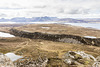 Dùn Caan summit view SW over Bealach Ruadh