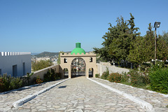 Albania, Vlorë, Entrance Gate to the Bektashi Temple on the Hill of Kuzum Baba