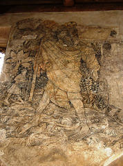 Detail of Wall Painting, Chapel of  Haddon Hall, Derbyshire