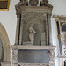 Memorial to Thomas Wentworth, 1st Earl of Strafford, Executed 1641, old Holy Trinity Church, Wentworth, South Yorkshire