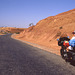 Avec la gazelle , en  1987 et à moto , plein Sud vers la Mauritanie