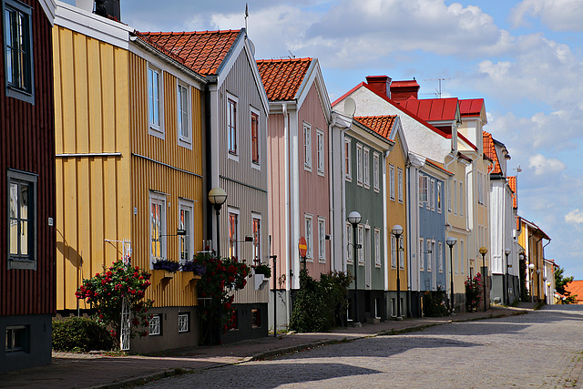 Straße in Västervik