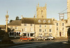 Stow-on-the-Wold: Market Square and tower of St. Edwards Church