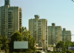 MD - Chișinău - Häuser am Boulevard Dacia