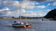 Two Yachts, River Leven, Dumbarton