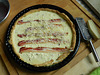 Quiche Lorraine ready to be baked