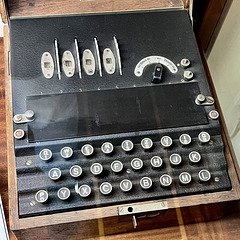 Valencia 2022 – Museu Històric Militar – Enigma cipher machine Model D