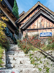 Stairway To The Roman Catholic Church of Hallstatt