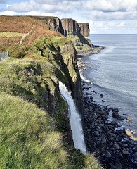 Mealt Waterfall and Kilt Rocks, Trotternish, Isle of Skye