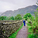 Path leading to Stonethwaite Beck (scan from 1990)
