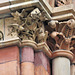 doulton lambeth   c19 foliate capitals in terracotta with birds, detail of doulton's pottery factory by r, stark wilkinson 1878