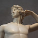 Detail of Apollo Crowning Himself by Canova in the Getty Center, June 2016