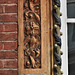 doulton lambeth   c19 foliate panel in terracotta with birds, detail of doulton's pottery factory by r, stark wilkinson 1878