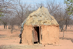 Namibia, Dwelling in the Himba Village of Onjowewe