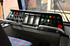 Leipzig 2015 – Straßenbahnmuseum – Dashboard of a Tatra tram