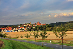 Trendelburg in der Abendsonne