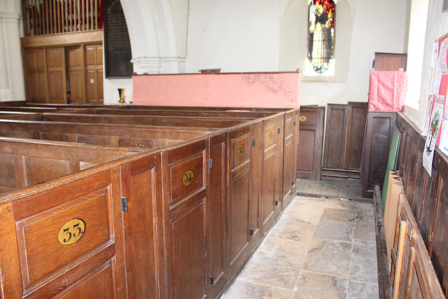 Box Pews at All Saints Church, Lubenham, Leicestershire